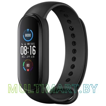 Фитнес-браслет Xiaomi Mi Smart Band 5 (черный, международная версия)